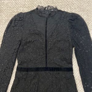 Little black lace dress